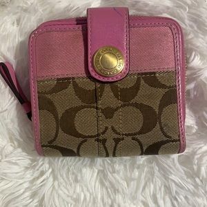 Authentic coach wallet